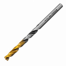 Сверло спиральное по металлу 4,2 x 75мм, Р6М5, Golden Tip, многогранная заточка Denzel 718273