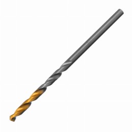 Сверло спиральное по металлу 2,5 x 57 мм, Р6М5, Golden Tip , 2шт. Denzel 718224 Сверло спиральное по металлу 2,5 x 57 мм, Р6М5, Golden Tip , 2шт. Denzel 718224