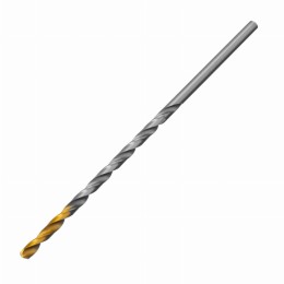 Сверло спиральное по металлу 3,5 х 112 мм, Р6М5, Golden Tip, удлиненное, 2шт. Denzel 718248 Сверло спиральное по металлу 3,5 х 112 мм, Р6М5, Golden Tip, удлиненное, 2шт. Denzel 718248