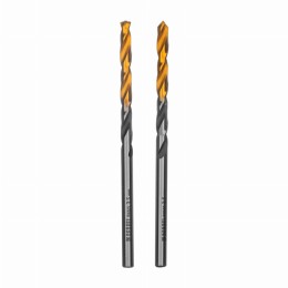 Сверло спиральное по металлу 3,5 x 70мм, Р6М5, Golden Tip, многогранная заточка, 2шт. Denzel 718270