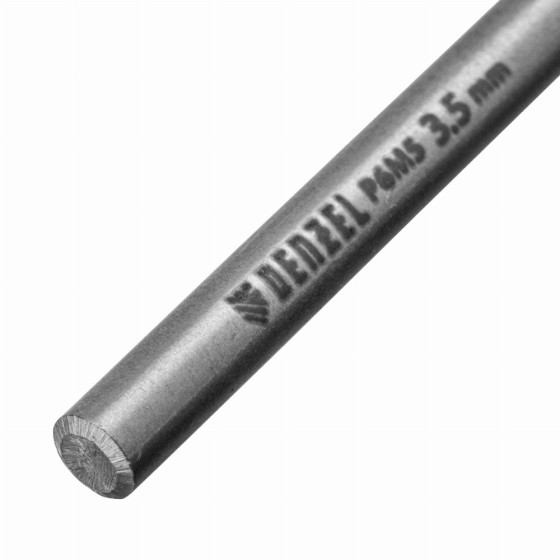 Сверло спиральное по металлу 3,5 x 70 мм, Р6М5, Golden Tip , 2шт. Denzel 718227 Сверло спиральное по металлу 3,5 x 70 мм, Р6М5, Golden Tip , 2шт. Denzel 718227