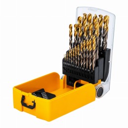 Набор сверл по металлу, 1-13 мм, Р6М5К8-TiN, Golden Tip, 25 шт Denzel 723010
