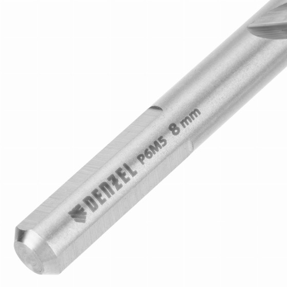 Набор сверл по металлу, 2-8мм, Р6М5-TiN, Golden Tip, 6 шт Denzel 723000