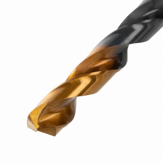 Сверло по металлу, 7,5 мм, HSS-Tin, Golden Tip, 8 шт. Denzel 717218 Сверло по металлу, 7,5 мм, HSS-Tin, Golden Tip, 8 шт. Denzel 717218