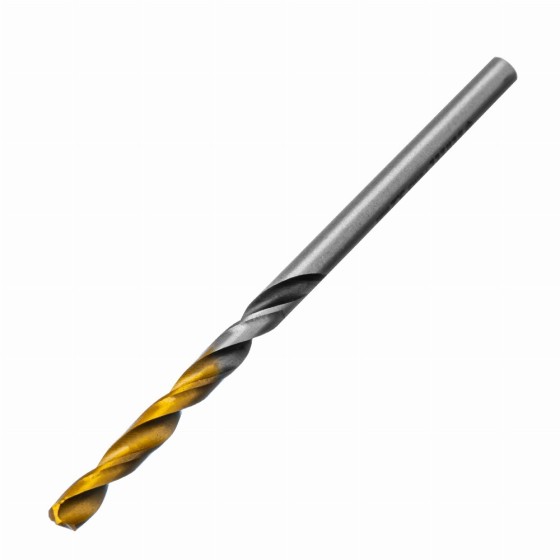 Сверло спиральное по металлу 3,2 x 65мм, Р6М5, Golden Tip, многогранная заточка, 2шт. Denzel 718269 Сверло спиральное по металлу 3,2 x 65мм, Р6М5, Golden Tip, многогранная заточка, 2шт. Denzel 718269