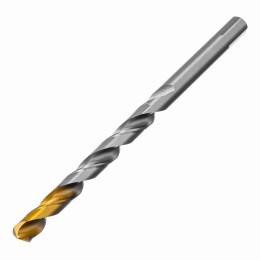 Сверло спиральное по металлу 12 x 205 мм, Р6М5, Golden Tip, удлиненное Denzel 718265