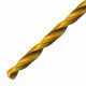 Сверло спиральное по металлу 2,5 х 95 мм Р6М5, Golden Tip, удлиненное, 2шт. Denzel 718246 Сверло спиральное по металлу 2,5 х 95 мм Р6М5, Golden Tip, удлиненное, 2шт. Denzel 718246