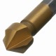 Зенковка конусная под М5, HSS, по металлу, 6-гранный хвостовик Denzel 72305 Зенковка конусная под М5, HSS, по металлу, 6-гранный хвостовик Denzel 72305