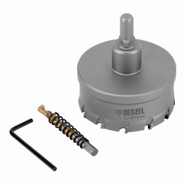 Коронка по металлу твердосплавная, 73 мм Denzel 724021