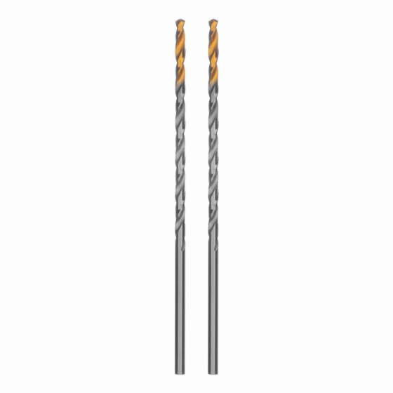 Сверло спиральное по металлу 3,5 х 112 мм, Р6М5, Golden Tip, удлиненное, 2шт. Denzel 718248 Сверло спиральное по металлу 3,5 х 112 мм, Р6М5, Golden Tip, удлиненное, 2шт. Denzel 718248