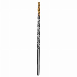 Сверло спиральное по металлу 5 х 132 мм, Р6М5, Golden Tip, удлиненное Denzel 718254