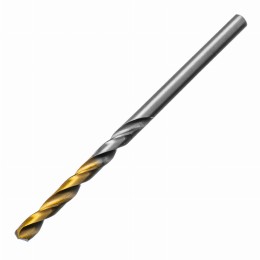 Сверло спиральное по металлу 3,5 x 70 мм, Р6М5, Golden Tip , 2шт. Denzel 718227