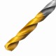 Сверло спиральное по металлу 5,5 х 139 мм, Р6М5, Golden Tip, удлиненное Denzel 718255 Сверло спиральное по металлу 5,5 х 139 мм, Р6М5, Golden Tip, удлиненное Denzel 718255