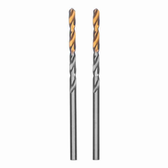 Сверло спиральное по металлу 3,2 x 65 мм, Р6М5, Golden Tip , 2шт. Denzel 718226 Сверло спиральное по металлу 3,2 x 65 мм, Р6М5, Golden Tip , 2шт. Denzel 718226