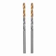 Сверло спиральное по металлу 3,2 x 65 мм, Р6М5, Golden Tip , 2шт. Denzel 718226 Сверло спиральное по металлу 3,2 x 65 мм, Р6М5, Golden Tip , 2шт. Denzel 718226