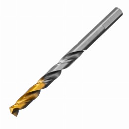 Сверло спиральное по металлу 8 x 117 мм, Р6М5, Golden Tip  Denzel 718239