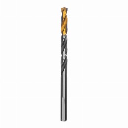 Сверло спиральное по металлу 6,5 x 93мм, Р6М5, Golden Tip, многогранная заточка Denzel 718279 Сверло спиральное по металлу 6,5 x 93мм, Р6М5, Golden Tip, многогранная заточка Denzel 718279