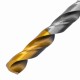 Сверло спиральное по металлу 8,5 х 165 мм, Р6М5, Golden Tip, удлиненное Denzel 718261 Сверло спиральное по металлу 8,5 х 165 мм, Р6М5, Golden Tip, удлиненное Denzel 718261