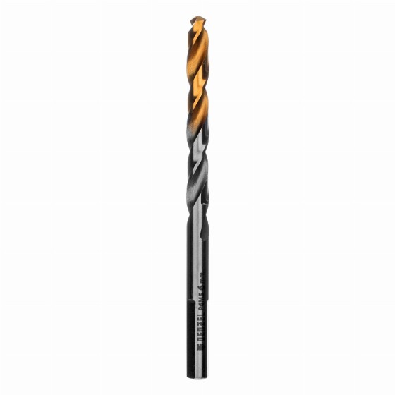 Сверло спиральное по металлу 6 x 93 мм, Р6М5, Golden Tip  Denzel 718235