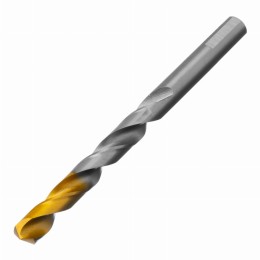 Сверло спиральное по металлу 10 x 133 мм, Р6М5, Golden Tip  Denzel 718242