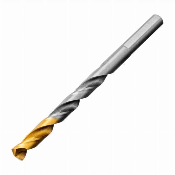 Набор сверл по металлу, 1,5-6,5мм, Р6М5-TiN, Golden Tip, 13 шт Denzel 723002 Набор сверл по металлу, 1,5-6,5мм, Р6М5-TiN, Golden Tip, 13 шт Denzel 723002