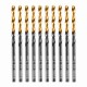 Сверло по металлу, 3 мм, HSS-Tin, Golden Tip, 10 шт. Denzel 717205 Сверло по металлу, 3 мм, HSS-Tin, Golden Tip, 10 шт. Denzel 717205