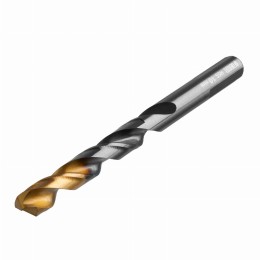 Сверло по металлу, 10 мм, HSS-Tin, Golden Tip, 8 шт. Denzel 717222 Сверло по металлу, 10 мм, HSS-Tin, Golden Tip, 8 шт. Denzel 717222