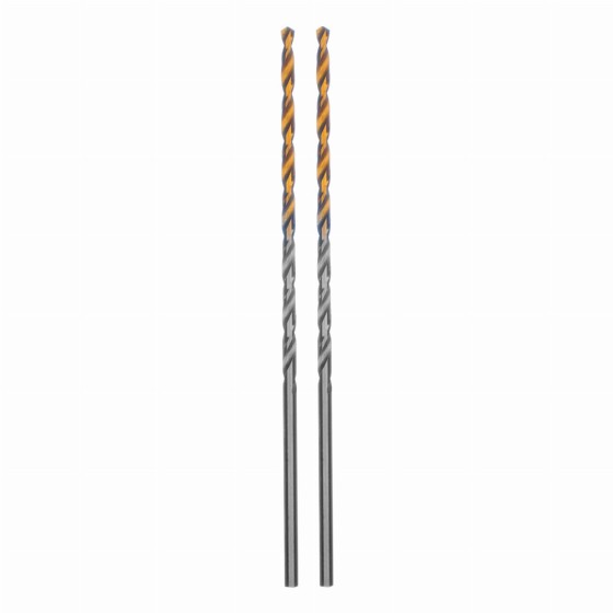 Сверло спиральное по металлу 2,5 х 95 мм Р6М5, Golden Tip, удлиненное, 2шт. Denzel 718246 Сверло спиральное по металлу 2,5 х 95 мм Р6М5, Golden Tip, удлиненное, 2шт. Denzel 718246