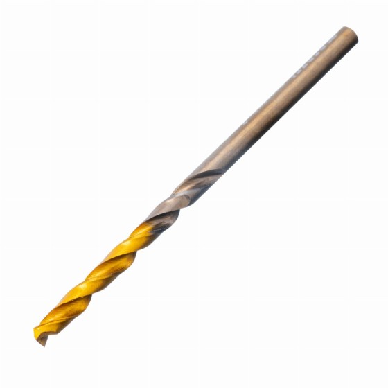 Набор сверл по металлу, 1-10 мм, Р6М5К8-TiN, Golden Tip, 19 шт Denzel 723008