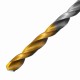 Сверло спиральное по металлу 4,2 х 119 мм, Р6М5, Golden Tip, удлиненное Denzel 718251 Сверло спиральное по металлу 4,2 х 119 мм, Р6М5, Golden Tip, удлиненное Denzel 718251