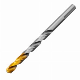 Сверло спиральное по металлу 7,0 x 109 мм, Р6М5, Golden Tip  Denzel 718237