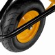 Тачка строительная, усиленная, объем 120 л, 220 кг, колесо 16х4.00-8 Denzel 689355