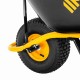 Тачка строительная, усиленная, объем 130 л, 230 кг, колесо 15х6.00-6 Denzel 689965