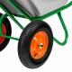 Тачка садово-строительная, 2-х колесная, усиленная, грузоподъемность 320 кг, объем 120 л Palisad 68923 Тачка садово-строительная, 2-х колесная, усиленная, грузоподъемность 320 кг, объем 120 л Palisad 68923