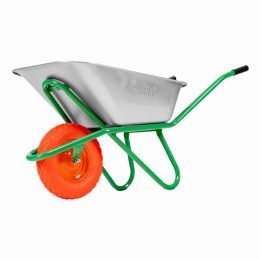 Тачка садово-строительная с PU колесом, грузоподъемность 180 кг, объем 120 л Palisad 689688