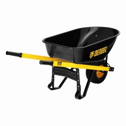 Тачка строительная, усиленная, объем 140 л, 230 кг, колесо 15х6.00-6 Denzel 68999