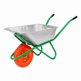 Тачка садово-строительная с PU колесом, грузоподъемность 180 кг, объем 120 л Palisad 689688