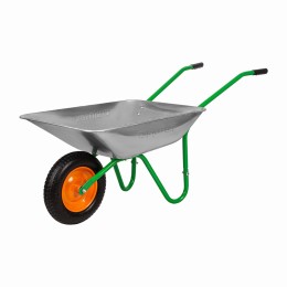 Тачка садовая, грузоподъемность 90 кг, объем 65 л Сибртех 689144
