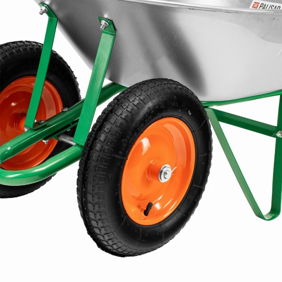 Тачка садовая, два колеса, грузоподъемность 170 кг, объем 78 л Palisad 689225 Тачка садовая, два колеса, грузоподъемность 170 кг, объем 78 л Palisad 689225