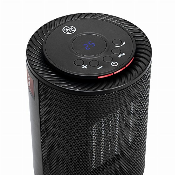 Тепловентилятор электрический керамический DTFC-1200, 3 режима, вентилятор, нагрев 600/1200 Вт Denzel 96418