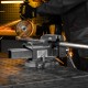 Тиски слесарные BVH-125, 125 мм, поворотные, стальная направляющая, с наковальней //Denzel 18684