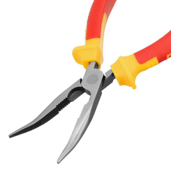 Длинногубцы изогнутые Insulated, 200 мм, двухкомпонентные рукоятки Matrix Professional 17474 Длинногубцы изогнутые Insulated, 200 мм, двухкомпонентные рукоятки Matrix Professional 17474