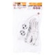 Удлинитель бытовой, серия УХз-10-205, с заземлением, 5 м, 2 розетки, 10 А Denzel 95962 Удлинитель бытовой, серия УХз-10-205, с заземлением, 5 м, 2 розетки, 10 А Denzel 95962