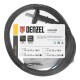 Шнур сетевой Energy Series, ПВС, 1,5 м, 2 x 1,5 мм, с неразборной вилкой, черный, Denzel 37669 Шнур сетевой Energy Series, ПВС, 1,5 м, 2 x 1,5 мм, с неразборной вилкой, черный, Denzel 37669