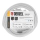 Шнур сетевой Energy Series, ПВС, 3 м, 2 x 1,5 мм, с неразборной вилкой, белый, Denzel 37672 Шнур сетевой Energy Series, ПВС, 3 м, 2 x 1,5 мм, с неразборной вилкой, белый, Denzel 37672