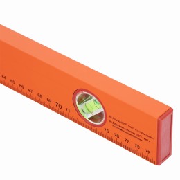 Уровень алюминиевый, 800 мм, 3 глазка, желтый, линейка Sparta 330265