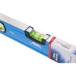 Уровень алюминиевый, 400 мм, профиль 1,6 мм, фрезерованный, ударопрочные заглушки, 3 глазка Барс 34420 Уровень алюминиевый, 400 мм, профиль 1,6 мм, фрезерованный, ударопрочные заглушки, 3 глазка Барс 34420