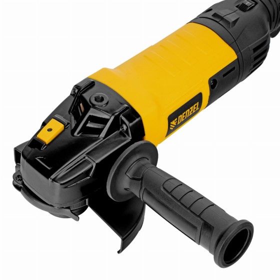 Углошлифовальная машина AGD125-1100L, 1100 Вт, 125 мм, 3000-11000 об/мин Denzel 26916 Углошлифовальная машина AGD125-1100L, 1100 Вт, 125 мм, 3000-11000 об/мин Denzel 26916
