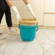 Ведро пластмассовое круглое 12 л, бирюзовое, Home Palisad 929575 Ведро пластмассовое круглое 12 л, бирюзовое, Home Palisad 929575