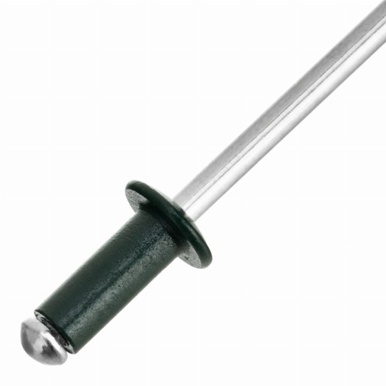 Заклепки 4.0 х 10 мм RAL 6005, темно-зеленые, 50 шт Matrix 40684